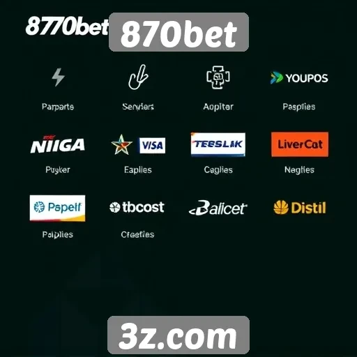 Explorando os métodos de pagamento no 870bet