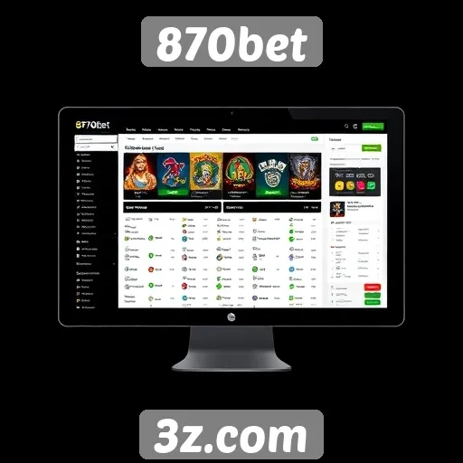 Interface do usuário do 870bet é intuitiva